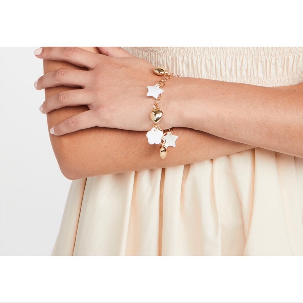 Lele Sadoughi charm bracelet